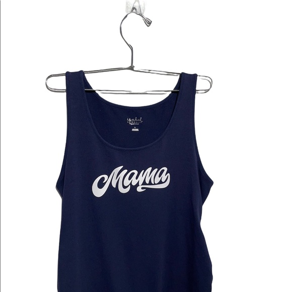 Isabel Maternity Sleeveless Mama Graphic T-Shirt Maternity Dress - Picture 2 of 8